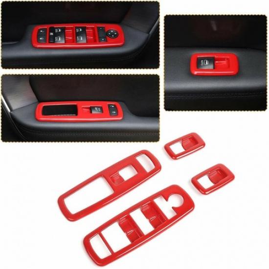 Window Lift Switch Panel Cover Trim for Dodge Charger Durango 10+ Ram 1500 10-17