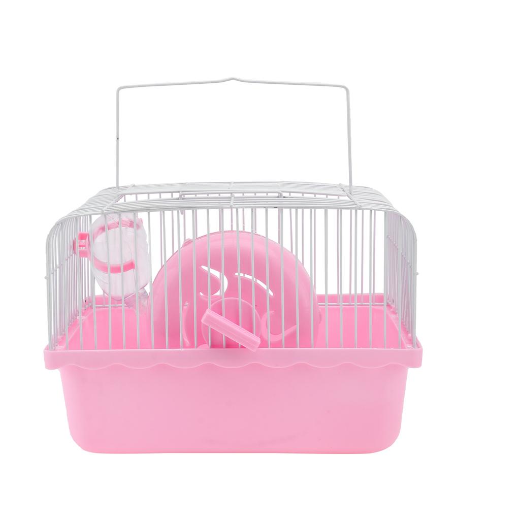 Pink Hamster Cage Multifunction Spacious Pet for Hamsters Rats Chinchillas Small Pet Supplies Hamster Cage