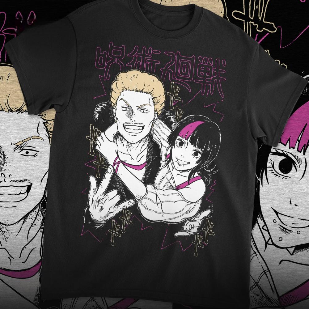 

2026 anime Jujutsu Kaisen Hakari Graphic TShirt 100Cotton Oversized Shirt unisex Unisex Short Y2k Sleeve ONeck Selling Popular 4XL