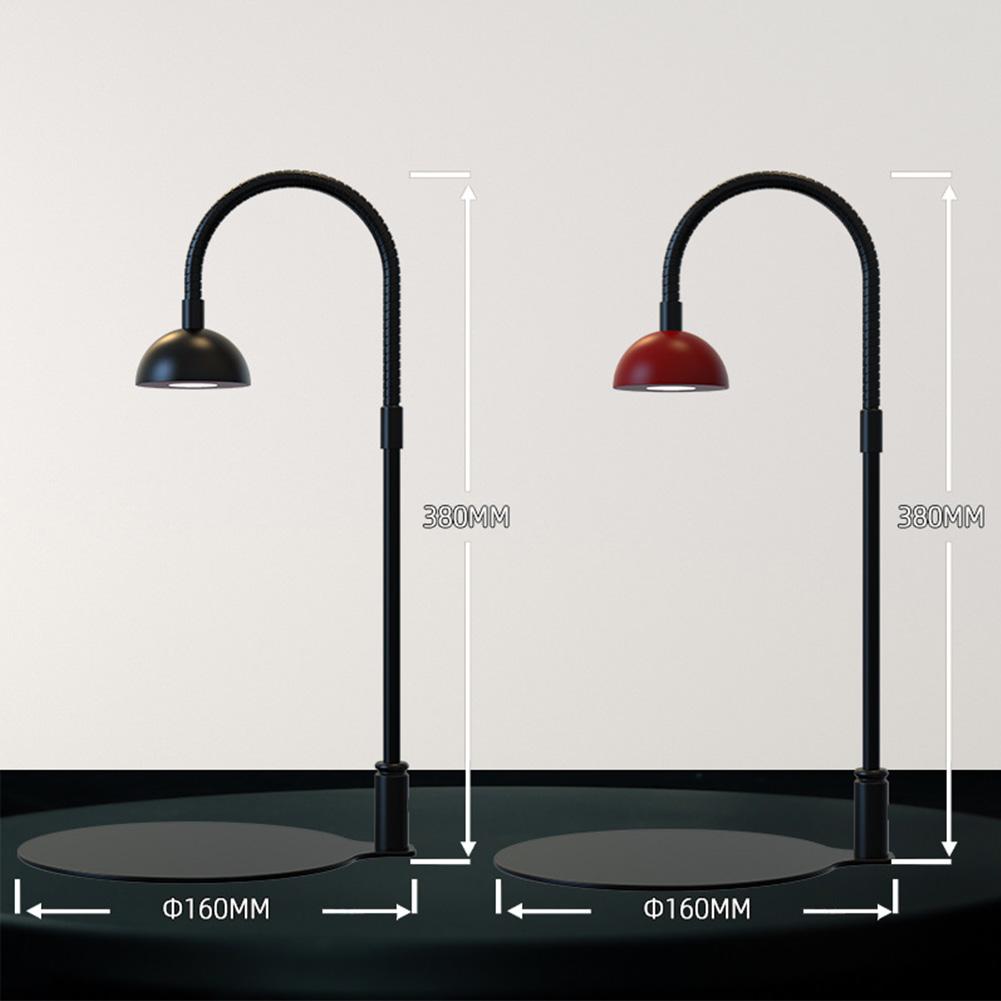 Micro Landscape Plant Growth Lamp with Timmer Full Spectrum Plant Lamp Height Adjustable for Desktop Glass Plant Terrarium