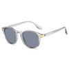 Unisex Sunglasses Large Frame Round Face Big Face Thin Glasses Gradual Change Sunglasses