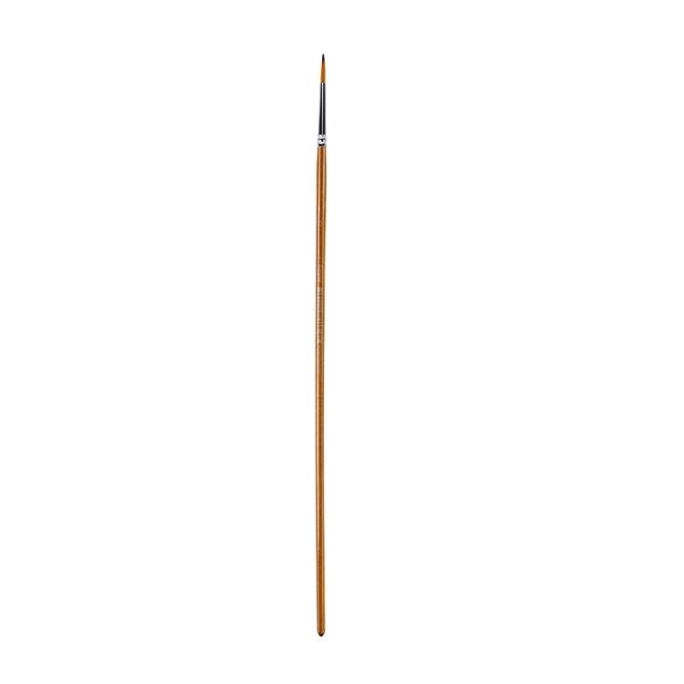 Long Handle Artist Paintbrush for Large Canvas Painting Wooden Grip Professional Nylon Bristles Multi Head Avaliable