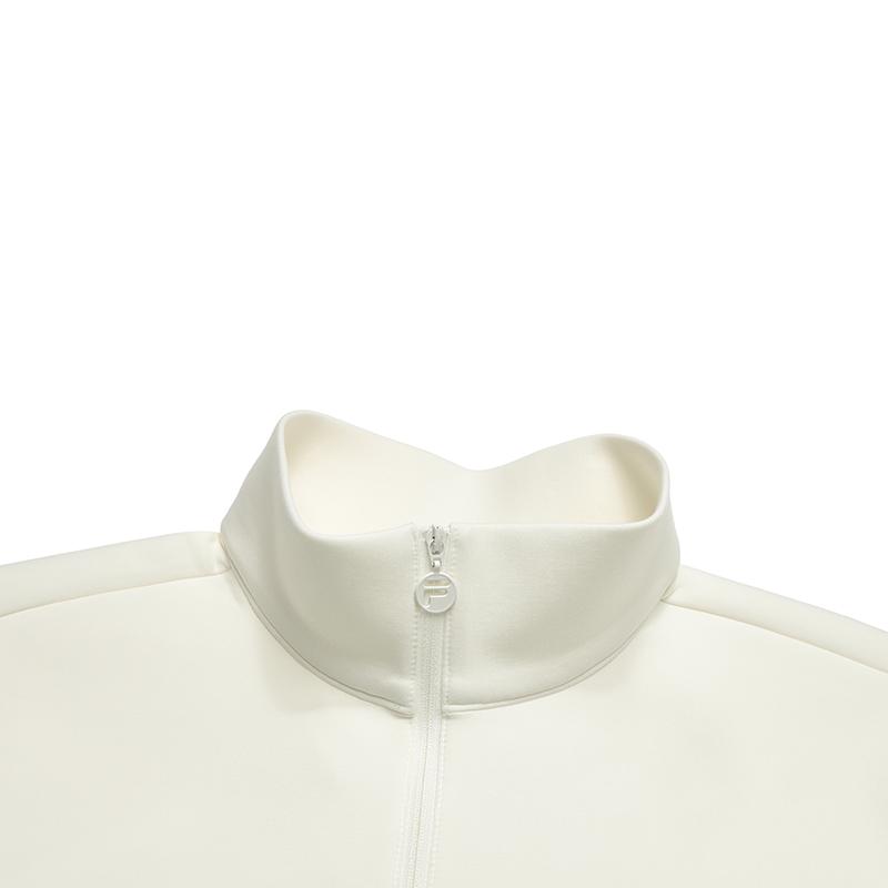 New FILA Tennis Sweatshirts Women's Heron White A11W543222FWT