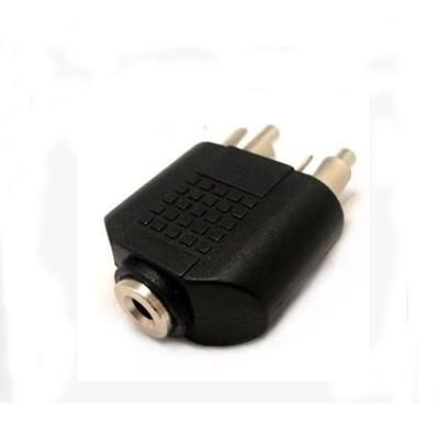 3.5mm To RCA Adapter Cable, Stereo Audio Converter (Female Jack To Dual Male Plugs) for Car Home Audio, Speaker, Turntable, TV Sound System