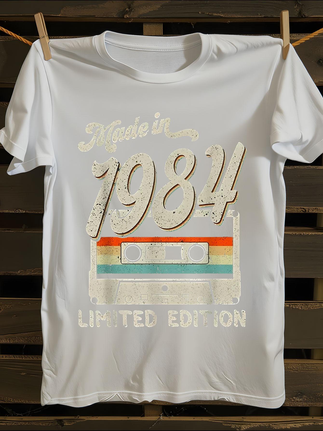 Vintage Tshirt Vintage 1984 Limited Edition Retro Cassett... XXXXL
