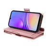 For Samsung Galaxy A06 5G Case with Multi-Card Holder and Strap PU Leather Phone Cover Stand