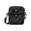 Solid Color Printed Design Zipper Closure Nylon Shoulder Crossbody Bag Unisex Bags Black VN0A3I5SZXH