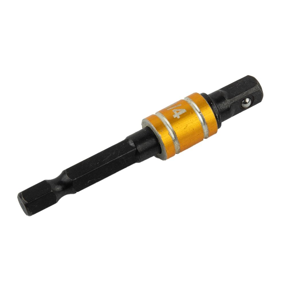 Socket Adapter 1pc Chrome Vanadium Steel Hex Shank