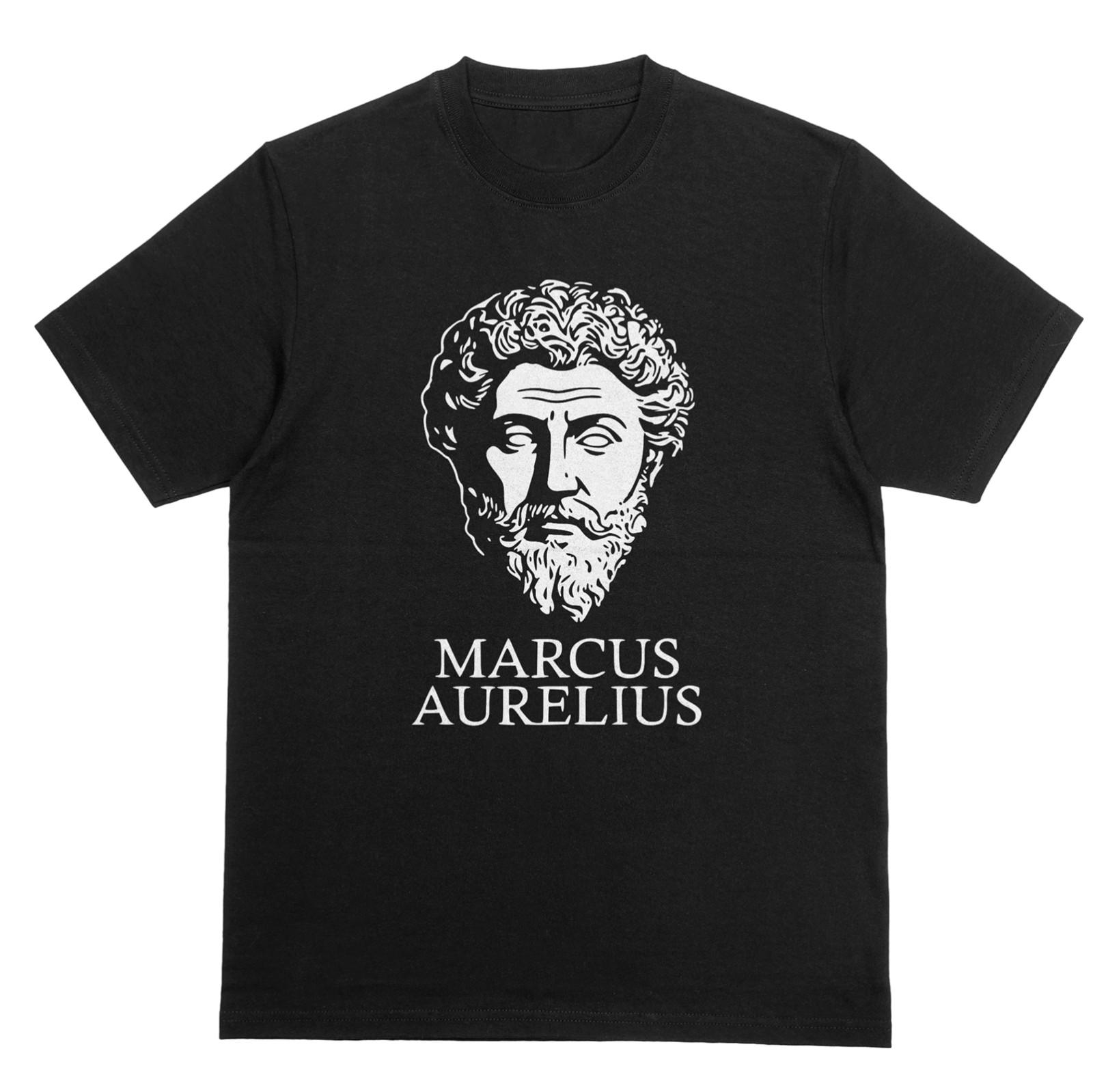 MARCUS AURELIUS T-Shirt | Stoic Philosophy Meditations Tee | Roman Emperor Top S разноцветный