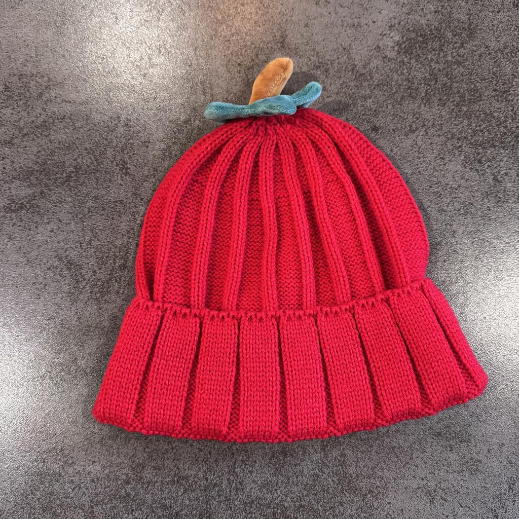 With Hat Knit Pumpkin Appearance Design For Autumn Winter Fashion Womens