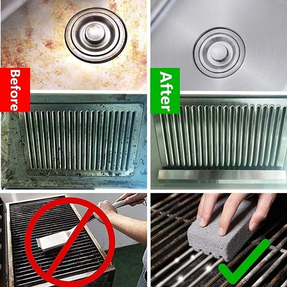 Pumice Brick BBQ Grill Cleaning Brick Cleaning Brush Barbecue Cleaning Stone  BBQ Racks