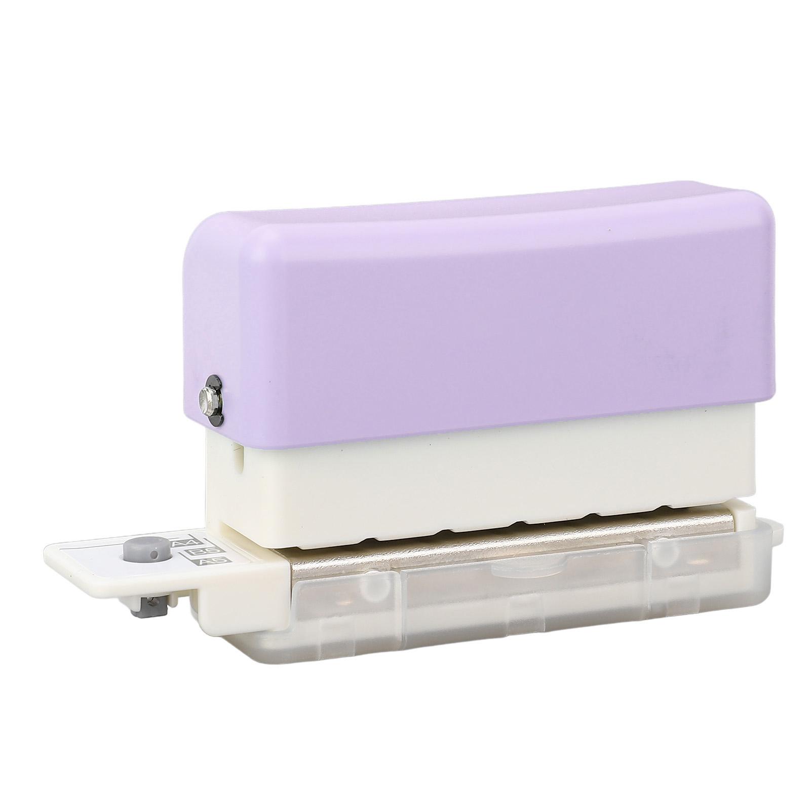 

6 Hole Punch 2 Sheet Capacity Portable Loose Leaf Paper Hole Puncher for A5 B5 A4 Student Tool