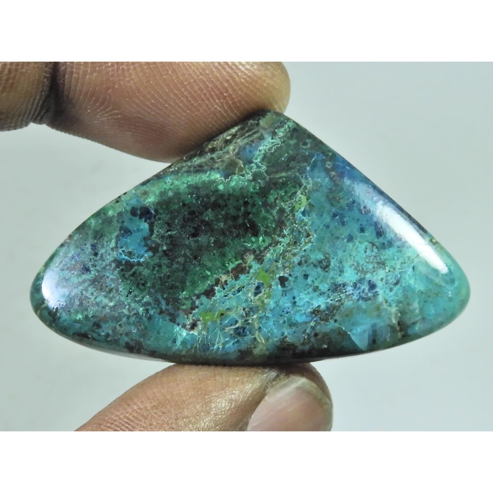 25X43X06 MM Natural Shattuckite Pear Cabochon Loose Designer Gemstone 60Cts. D-296