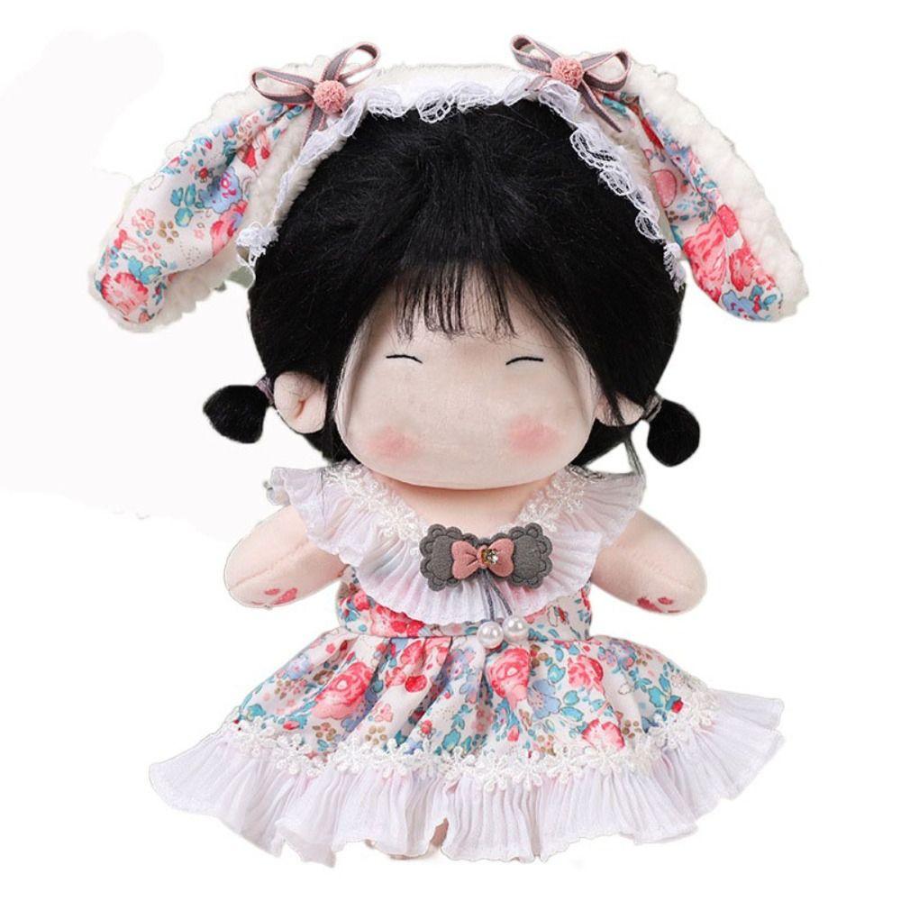 Multicolor Miniature Dress Suit 20CM Shirt Braces Set Gift Doll Clothes  Cotton Stuffed Doll