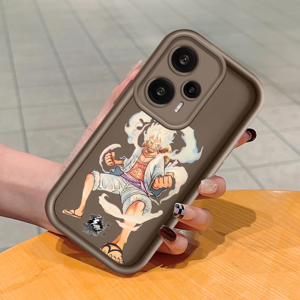 Soft Silicone Square Ladder Printing Pattern Phone Casing Full Cover Camera Shockproof Protection Rubber Case for Xiaomi Redmi