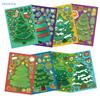 Christmas Tree Sticker Sheets Set Colorful Holiday Decorative Stickers for Kids Crafts & Gift DIY Waterproof Stationery Decal