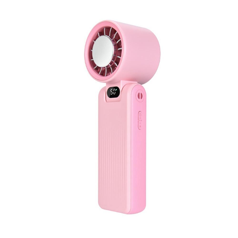 LED Digital Display Portable Handheld Fan Adjustable Wind Speed 3600mAh Battery Strong Wind Fan 100 Wind Speeds