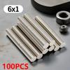 6X1MM imans Round Refrigerator magnets for Office Whiteboard Suitable Tools Home Workplace, Etc 6*1