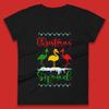 Christmas Flamingos Squad Womens T Shirt Mens Tops Tees Unisex