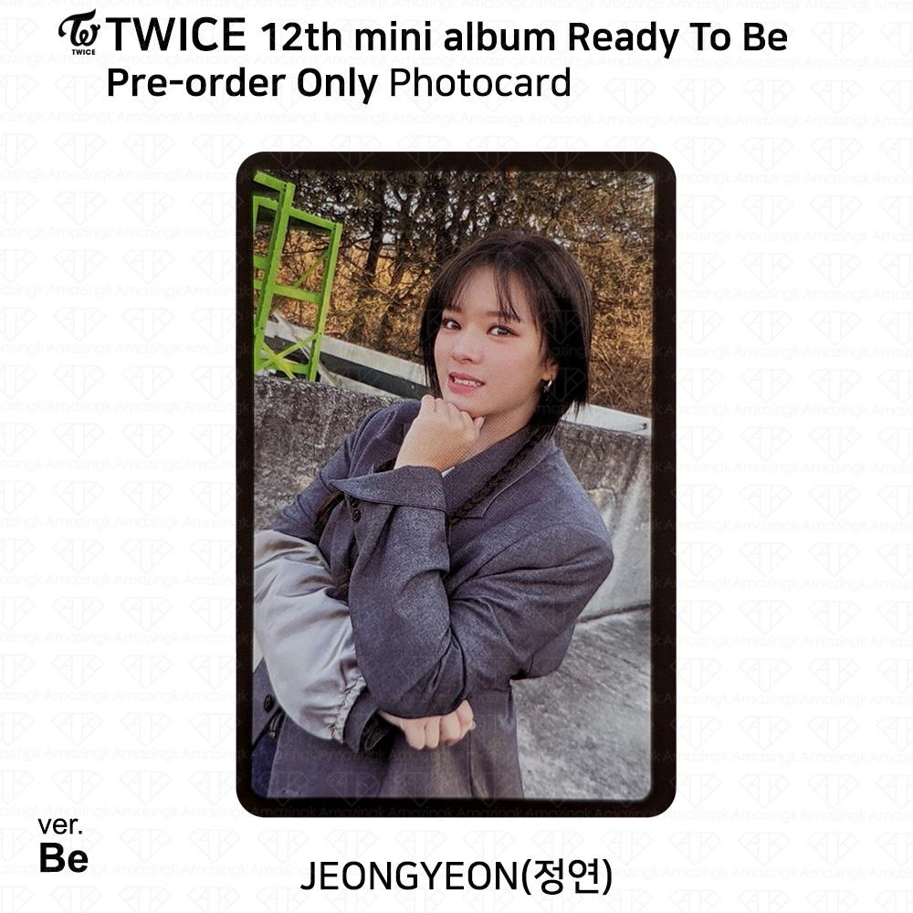 TWICE 12-й мини-альбом «Готов к работе» Фотокарточка Открытка-открытка Чонён POB Photocard - Be ver.