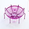 4Pcs Halloween Spiderweb Basket Large Candy Bowls Plastic Sweets Basket Fruit Plate Party Candy Holder Bowls Enduring