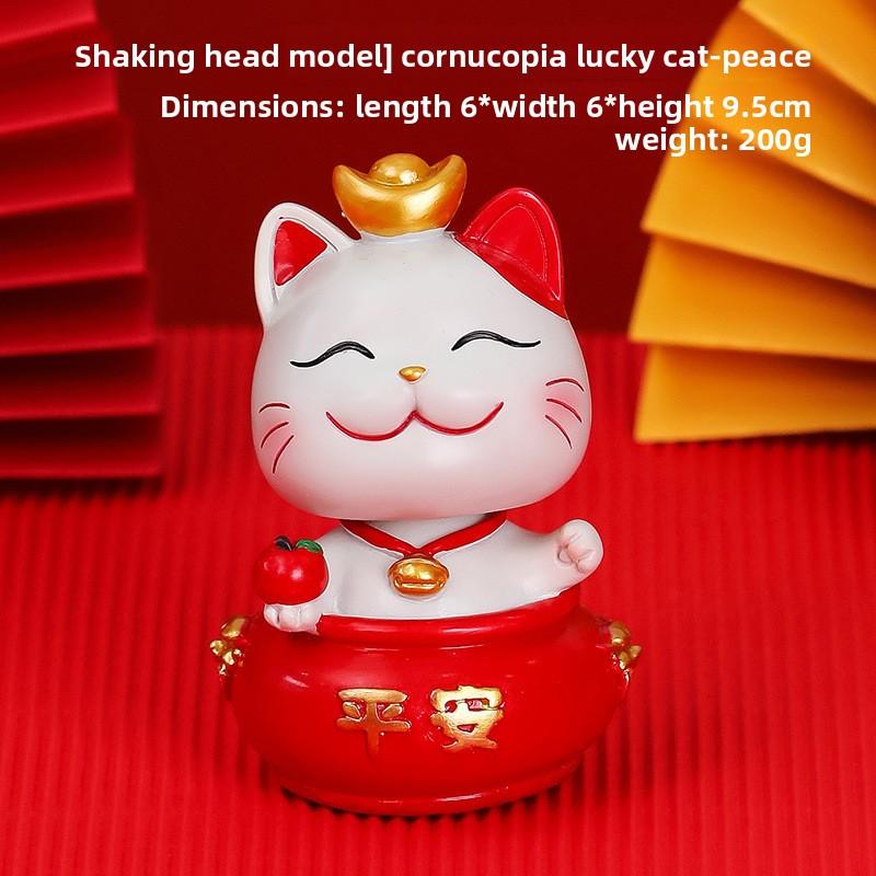 Cute Mobile Phone Stand Decoration Cute Maneki Neko Resin Office DeskCute Gift Decoration