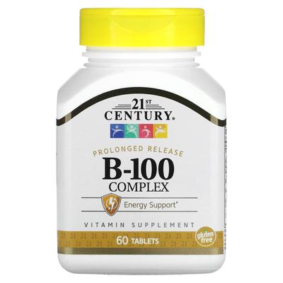 B-100 Complex, Extended-release Tablets, 60 Tablets