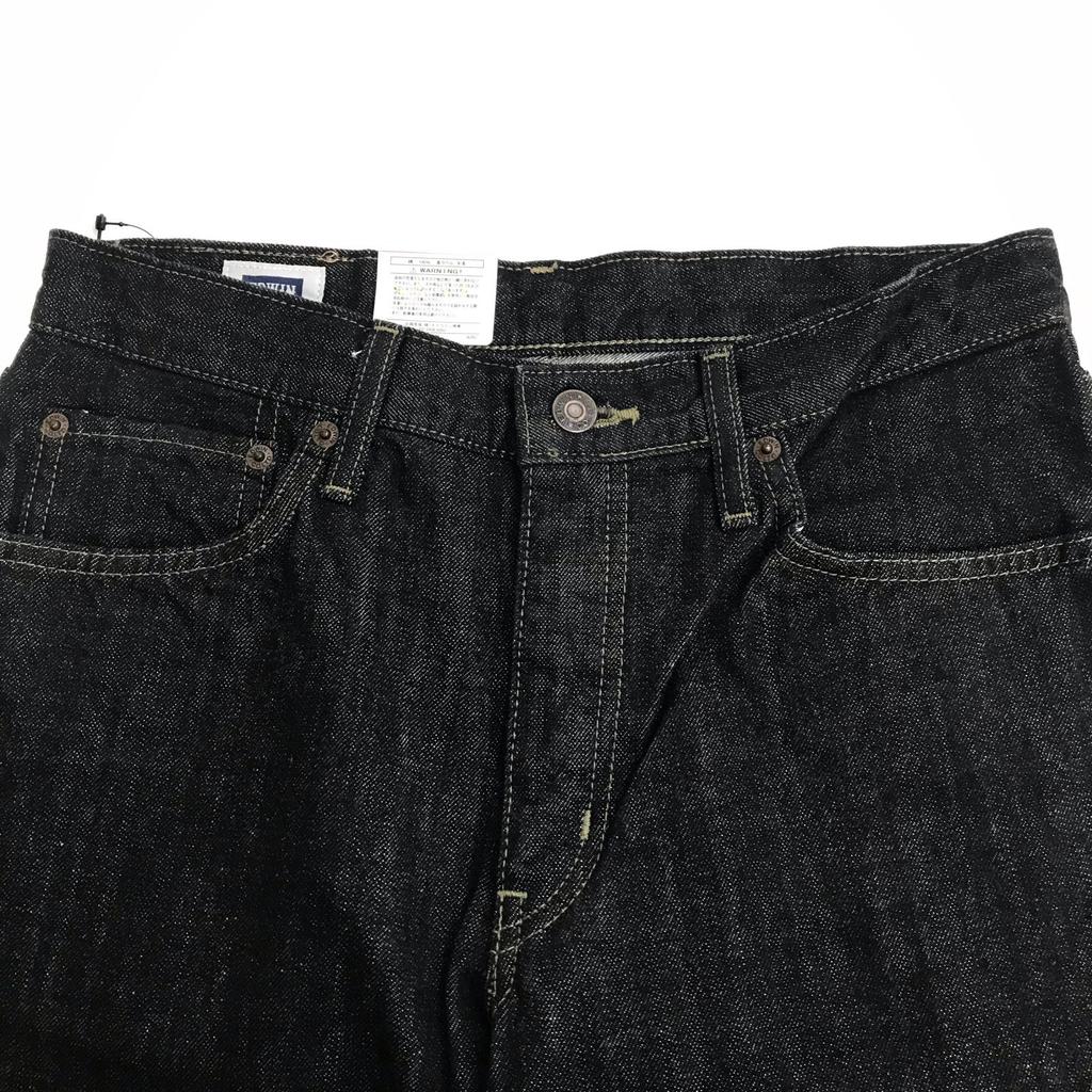 NEW Tag Unused Japan EDWIN 402 Black Denim Pants W29 Men's M Inset 74cm Gray Bottoms(USED)