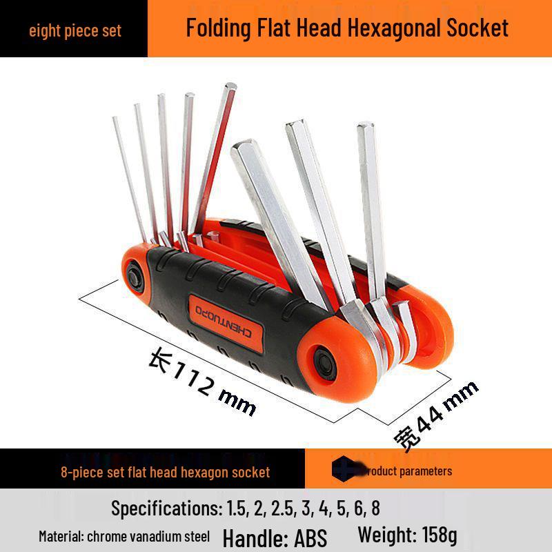 Torx Hex Key Wrench Set - 6-Piece Hexagon Screwdriver Tools