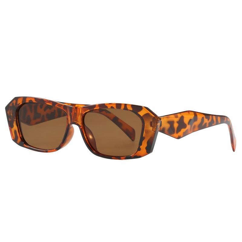 Square Sunglasses Fashion Unique Designer Men Women Cool Shade Outdoor Black White Frame Luxury Eyewear Uv400