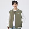 Mark Hua Fei Men's Loose-Fit Korean Style Baseball Jacket