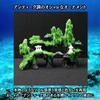 Charmoon Aquarium Rock Mountain Moss Lantern Hideout Shelter Stylish Model Figurine Ornament (Green)