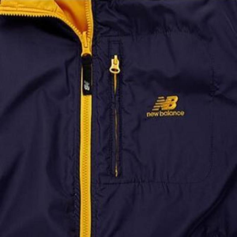 New Balance Unisex Reversible Duck Down Padded Jumper Yellow