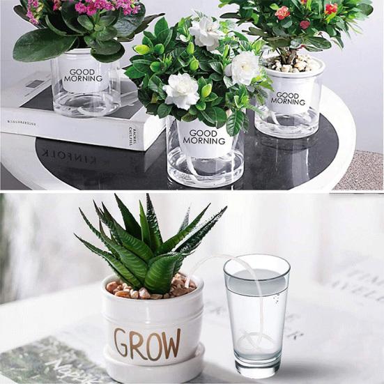 1/2 Roll Self Watering Rope Soft Good Air Permeability No Pilling Washable Reusable Absorbent Long DIY Hydroponic Capillary Wick Cord Gardening Tool