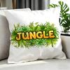 Indie Jungle Cushion Cover Cushion Cover Set 4Pcs 50X50 45X45 40X40 Pillowcase Decorative Sofa Home Decor