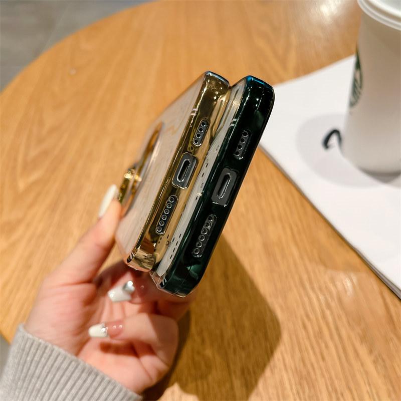 Luxus mit Linsenschutz Galvanisierter magnetischer kabelloser Ladehülle für iPhone 14 13 12 11 Pro Max Fallschutzhülle