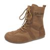 Autumn New Casual Denim Lace-up Retro Martin Boots Locomotive Boots Short Boots Tooling Boots