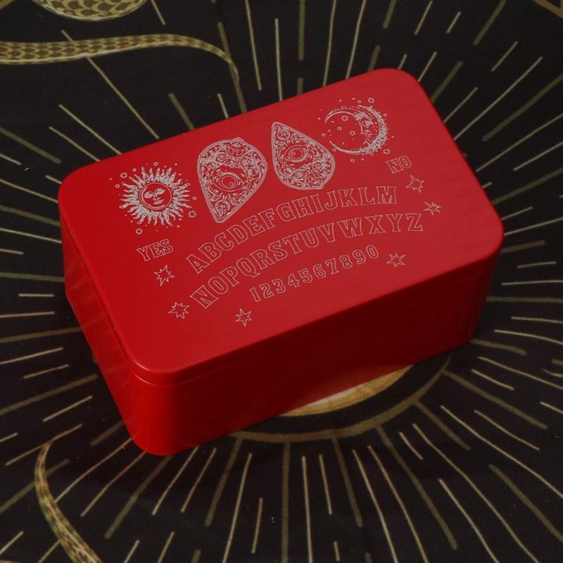 Iron Tarots Cards Storage Case Tarots Cards Box Astrologys Divinations Storage Case