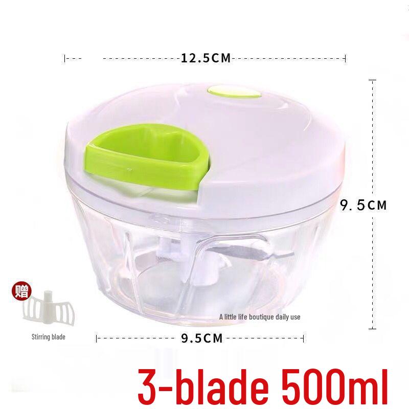 Manual Meat Grinder & Vegetable Chopper - Hand Crank for Dumpling Filling, Mincing, and Chopping - Free Shipping