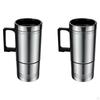 Car Heating Cup Travel Mug 300ml Keep Milk Warm Leakproof Premium Practical