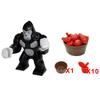 Città Animale Zoo Fattoria MOC Mattoncini Porco Pollo Pecora Coccodrilli Panda Delfino Elefante Gorilla Frutta Aquila Mattoncini Giocattoli A012