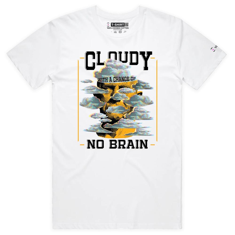 VOICEART Футболка с принтом  Голова в облаках  Смешная с графикой Премиум-качества для мужчин L