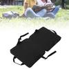 Folding Cushion Outdoor Portable Adjustable Camping Cushion Chair With Backrest Black