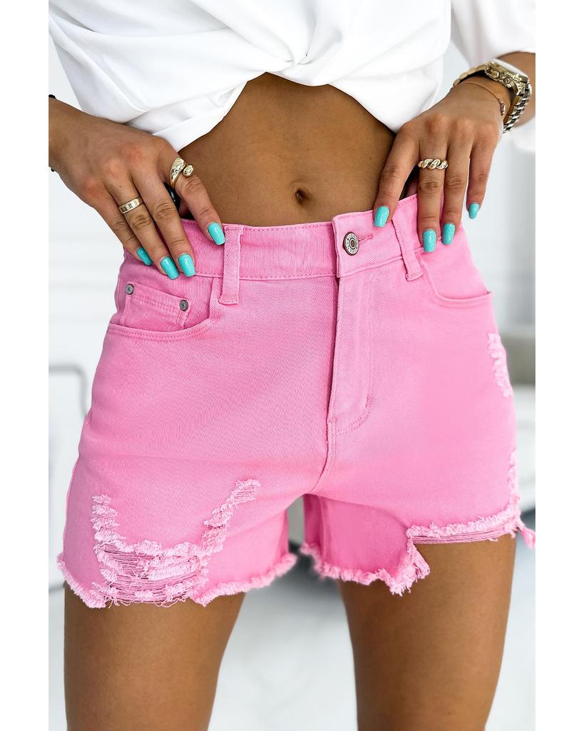 Azura Exchange Distressed Denim Shorts