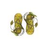 PESENAR Greek Goddess Costume Accessories Set Cleopatra for Women Golden Laurel Leaf Crown Headband Waist Leaf Dangle Earring