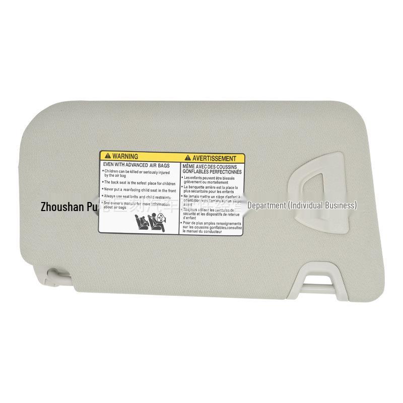 Gray Left Sun Visor for 2014-2020 Nissan Rogue X-Trail 96401-4BA1D