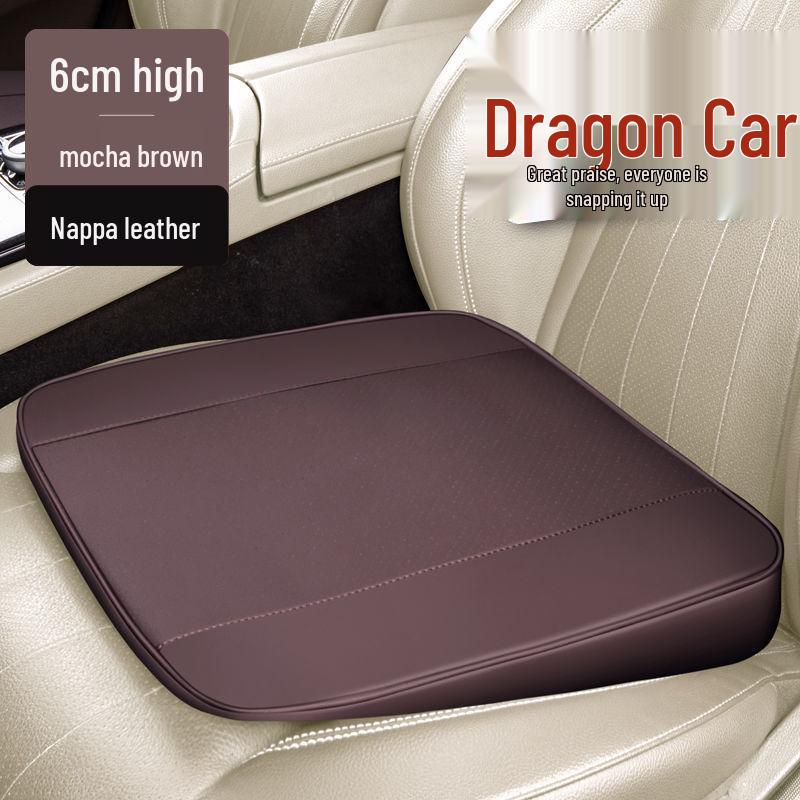 Podkładka podwyższająca do fotelika samochodowego z nachyleniem dla głównego kierowcy - Oddychająca, silikonowa konstrukcja antypoślizgowa dla mężczyzn i kobiet