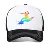 Hilarious Surf Wave Hawaiian Print Mesh Baseball Cap Fashion Adjustable Trucker Caps Casual Summer Sun Snapback Hats
