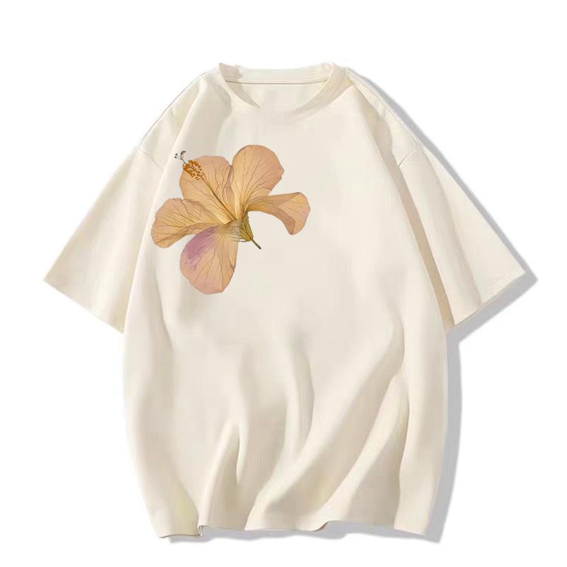 Women's 300 Jin Black Short-Sleeve Retro Oversized T-Shirt, Loose Fit, Trendy National Tide, 2025 Summer Collection.