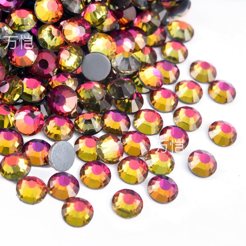 Imitation Austrian Hot Diamond, Glass Rhinestone Hot Melt Adhesive Bottom Diy Mobile Phone Case Beauty Clothing Accessories